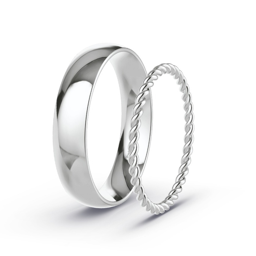Obrączki ślubne Platyna - Model N°1026 Obrączki ślubne Platyna - Model N°1026