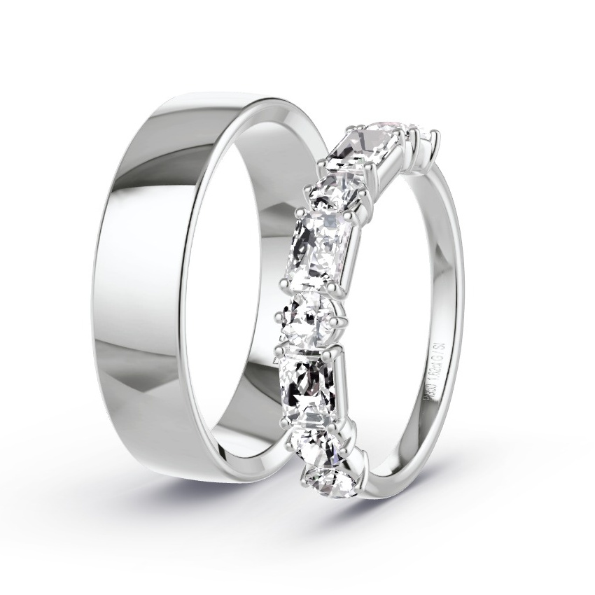 Obrączki ślubne Platyna - 1.62 ct Diamentem - Model N°1049 Obrączki ślubne Platyna - 1.62 ct Diamentem - Model N°1049