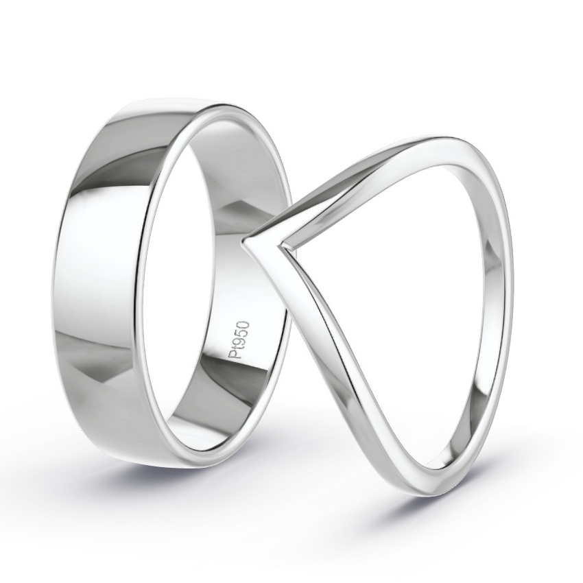 Obrączki ślubne Platyna - Model N°1069 Obrączki ślubne Platyna - Model N°1069