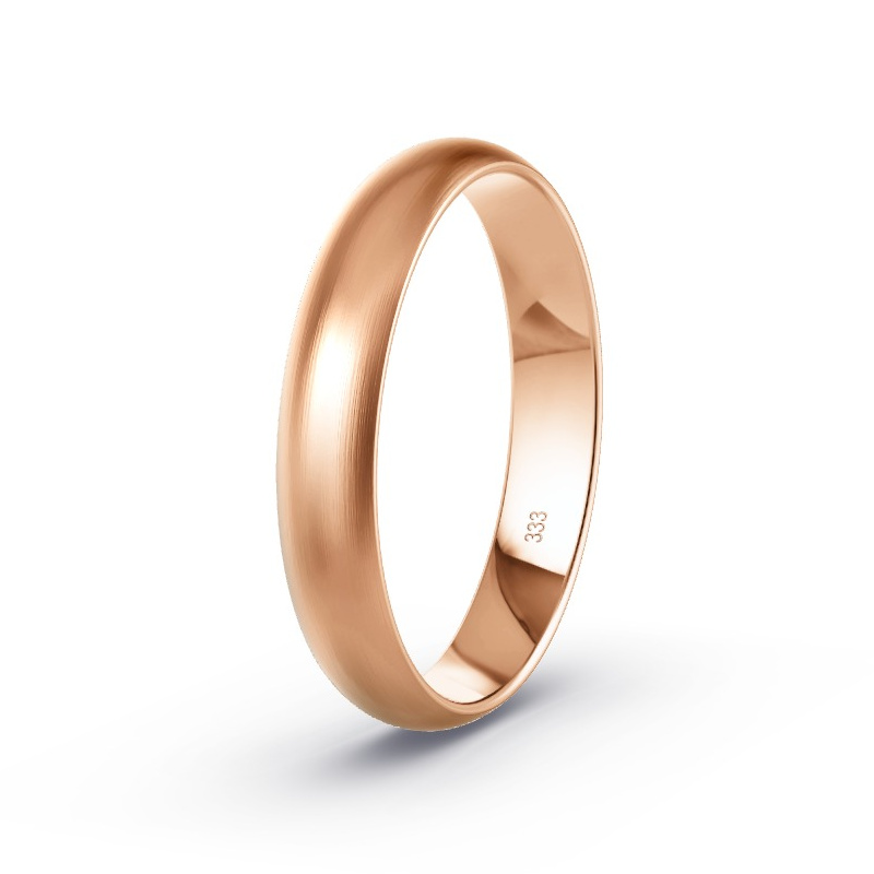 Obrączka ślubna Czerwone złoto - Model N°2124