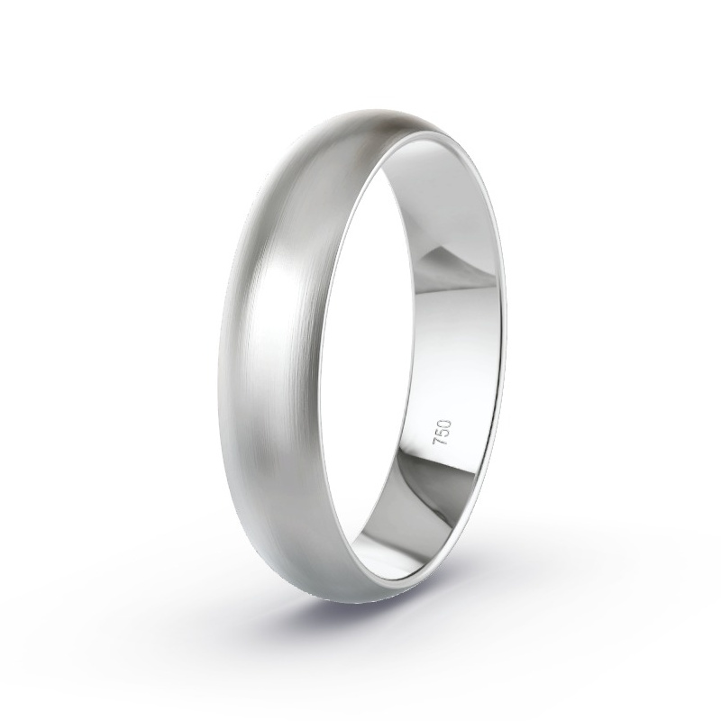 Obrączka ślubna Białe złoto - Model N°2126