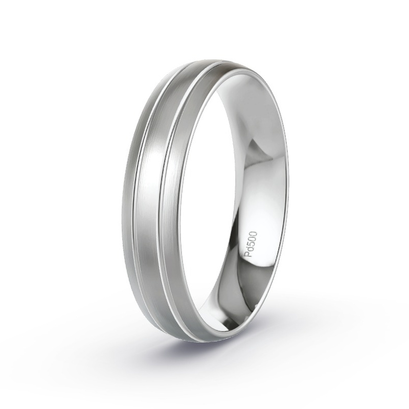 Obrączka ślubna Pallad - Model N°2160 Obrączka ślubna Pallad - Model N°2160