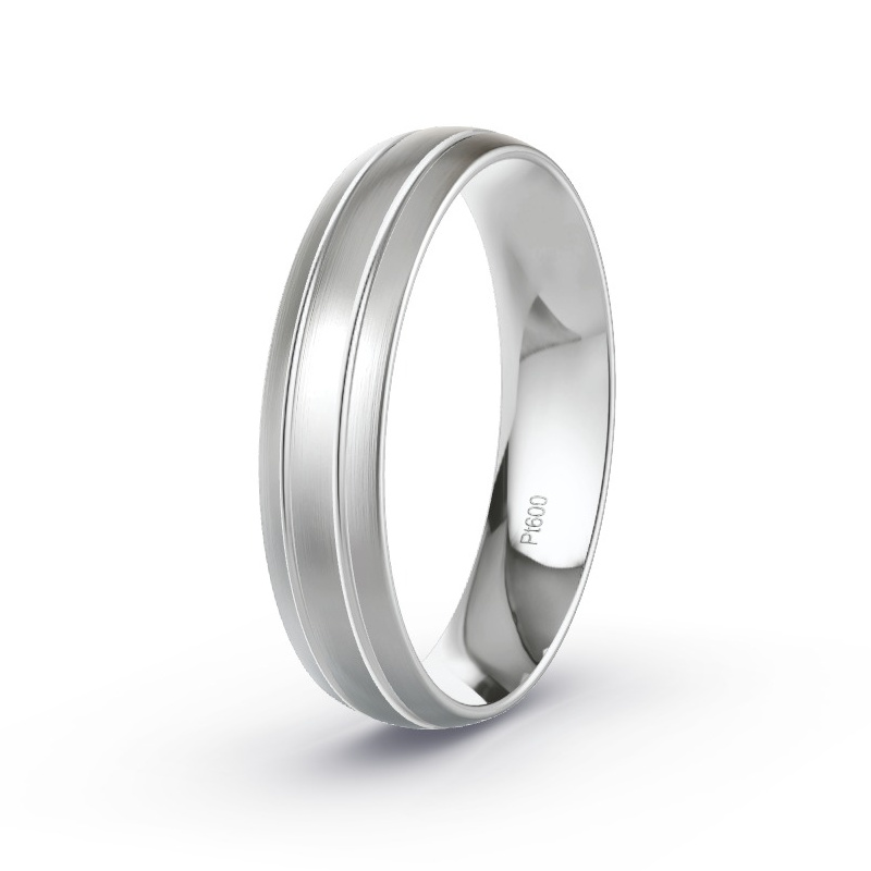 Obrączka ślubna Platyna - Model N°2160 Obrączka ślubna Platyna - Model N°2160