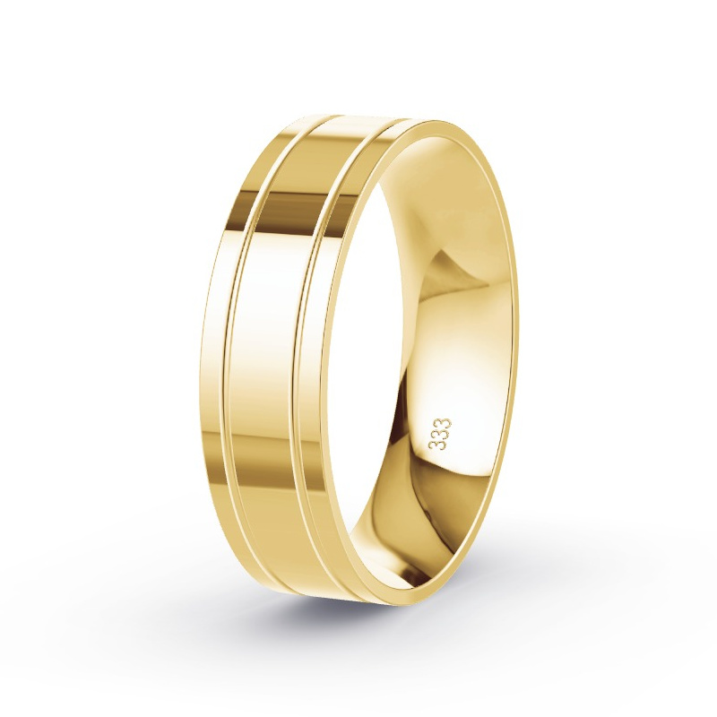 Obrączka ślubna Żółte złoto - Model N°2161