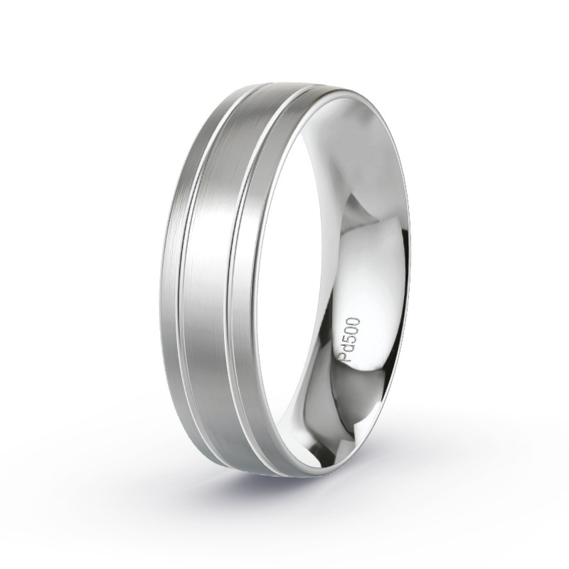 Obrączka ślubna Pallad - Model N°2164 Obrączka ślubna Pallad - Model N°2164