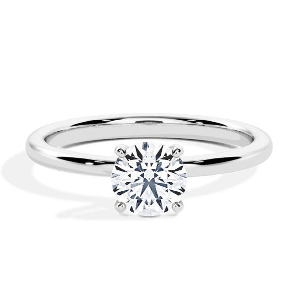Pierścionek zaręczynowy Białe złoto - 0.15 ct Brylant - Model N°3013, Solitaire
