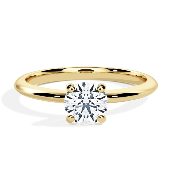 Pierścionek zaręczynowy Żółte złoto - 0.30 ct Brylant - Model N°3021, Solitaire
