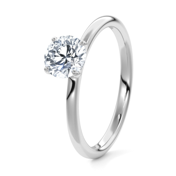 Pierścionek zaręczynowy Białe złoto 333 - 0.15 ct diamentem - Model N°3013 Brylant, Solitaire